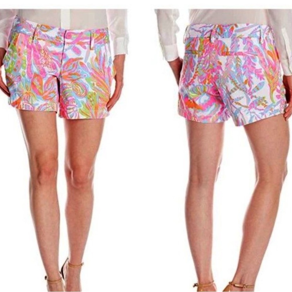 Lilly Pulitzer Callahan Cotton Shorts
Scuba To Cuba Multi Color